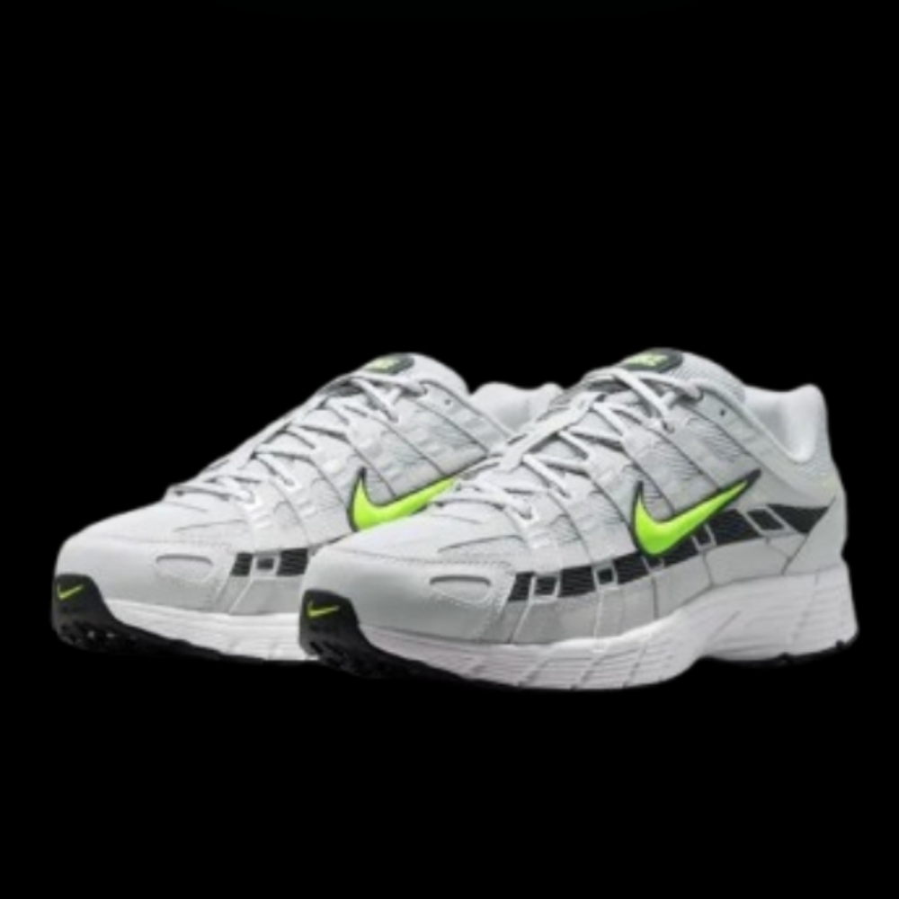 Nike P-6000 Running Mens Grey Fog White Volt Dark Smoke Grey